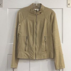 MAX STUDIO faux leather jacket size medium